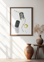 Art Prints of Black &amp; White Abstract No. 1 | gold