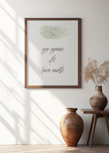 Art Prints of Go green - Love earth