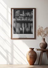 Art Prints of In focus: BOSTON Evening Skyline of North End