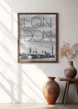 Art Prints of LONDON Westminster Bridge | Text &amp; Skyline