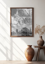 Art Prints of Busses in London | Text &amp; Skyline