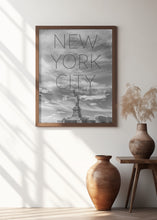 Art Prints of NYC Statue of Liberty | Text &amp; Skyline