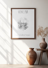 Art Prints of Coordinates VENICE Grand Canal | monochrome watercolor