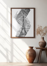 Art Prints of Coordinates PARIS Eiffel Tower | monochrome