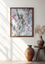 Art Prints of POP ART Statue of Liberty - Splashes