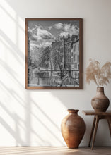 Art Prints of UTRECHT Oudegracht with view in southern direction | Monochrome