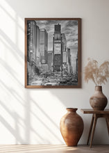 Art Prints of NEW YORK CITY Times Square - Monochrome