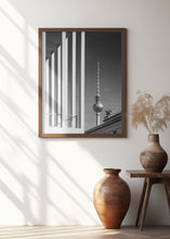 Art Prints of BERLIN MONOCHROME Television Tower &amp; Museum Island