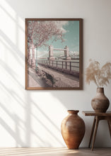 Art Prints of LONDON Thames Riverside &amp; Tower Bridge | urban vintage style