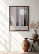 Art Prints of Hidden Moon N°1 | Behind the Trees