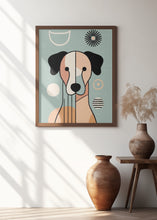 Art Prints of Geometric Dog 01