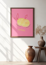 Art Prints of Lemons in Pink