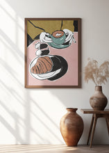 Art Prints of Croissant et café au lait