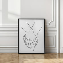 Art Prints of Holding Hands Lines