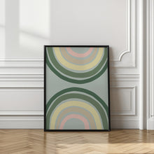 Art Prints of Double Rainbow Green