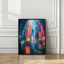 Art Prints of Time Square Impression in Rain