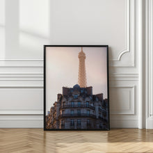 Art Prints of The peeking Eiffel