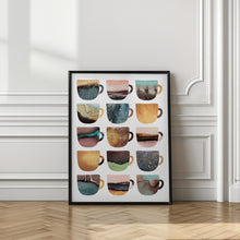 Art Prints of Earthy Coffee Cups