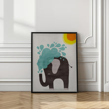 Canvas Art Print Funny elephant