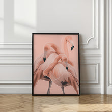 Canvas Art Print Flamingos nr. 1