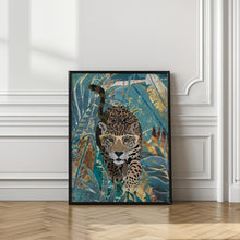 Canvas Art Print Curious jaguar in the rainforest