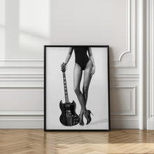 Art Prints of Lady And The Gibson