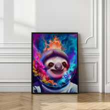 Canvas Art Print COLORFUL ASTRONAUT