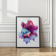 Canvas Art Print FIGHTHING FISH