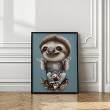 Canvas Art Print SLOTH DON'T CARE