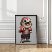 Canvas Art Print the boxing sloth