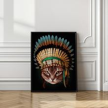 Canvas Art Print chief cat