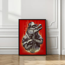 Canvas Art Print croc rocks