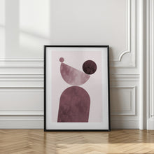 Art Prints of Geometrical Shapes Purple