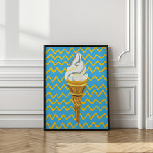 Art Prints of Ice Cream Blue