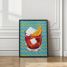 Art Prints of Negroni Blue