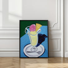 Art Prints of Raspberry and Vanilla Ice Cream