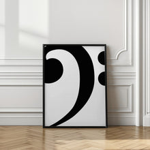 Art Prints of Big bass clef 1