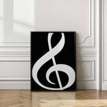 Art Prints of Big treble clef 2