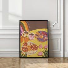 Art Prints of Yellow table