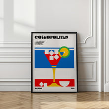 Art Prints of Cosmopolitan Bauhaus Cocktail