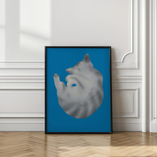 Art Prints of Silver cat portrait