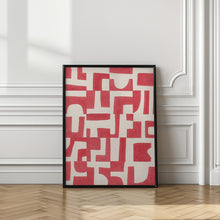 Art Prints of Red Puzzle