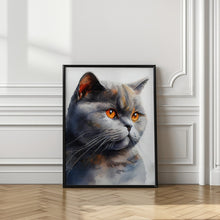 Art Prints of Cat watercolor painting animal