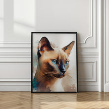 Art Prints of Cat watercolor painting animal