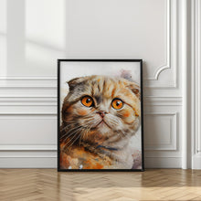 Art Prints of Cat watercolor painting animal