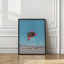 Art Prints of Roy's Motel Cafe Retro Sign