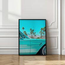 Art Prints of Teal Thunderbird in Palm Springs