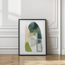 Art Prints of Green Shapes 3