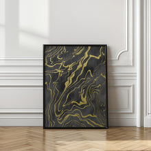 Art Prints of Golden Flows No. 9