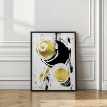 Art Prints of ABSTRACT ART Flying spheres